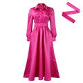 Casual Solid Color A-Line Lady Dress