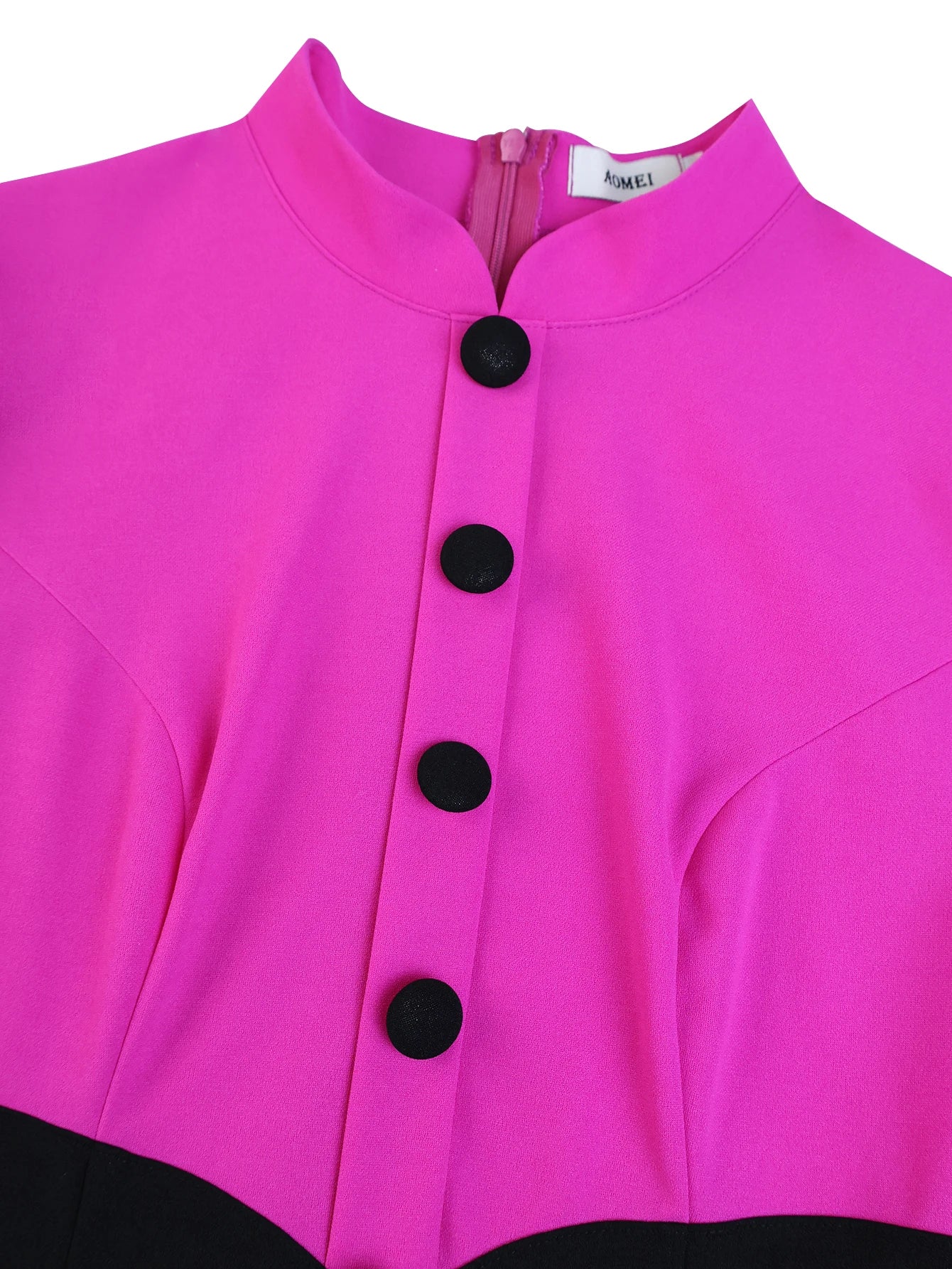 Sophisticated Long Lantern Sleeves Business Dress