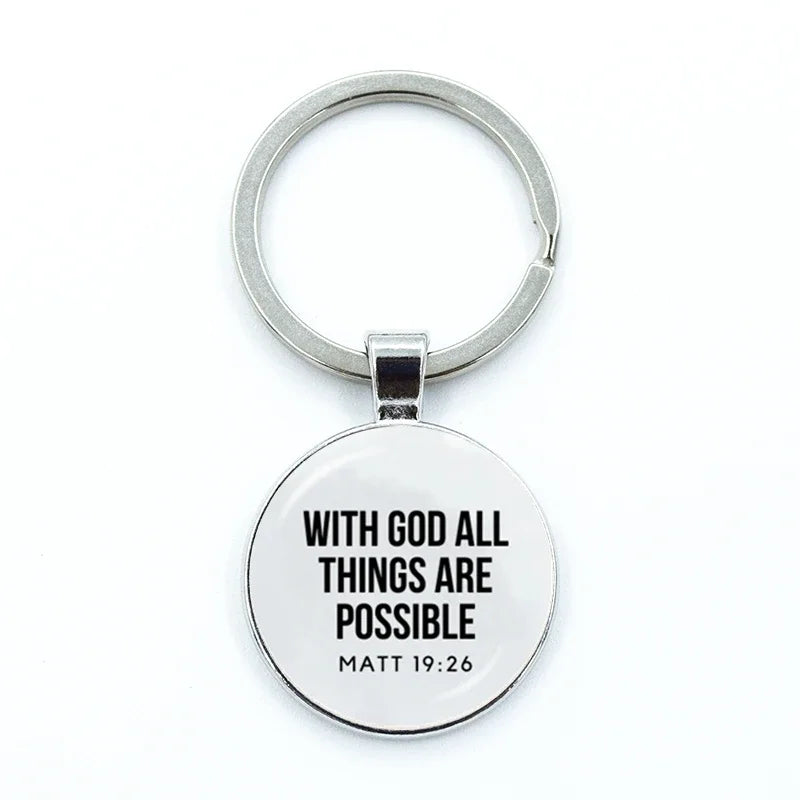 Bible Verse Key Chains