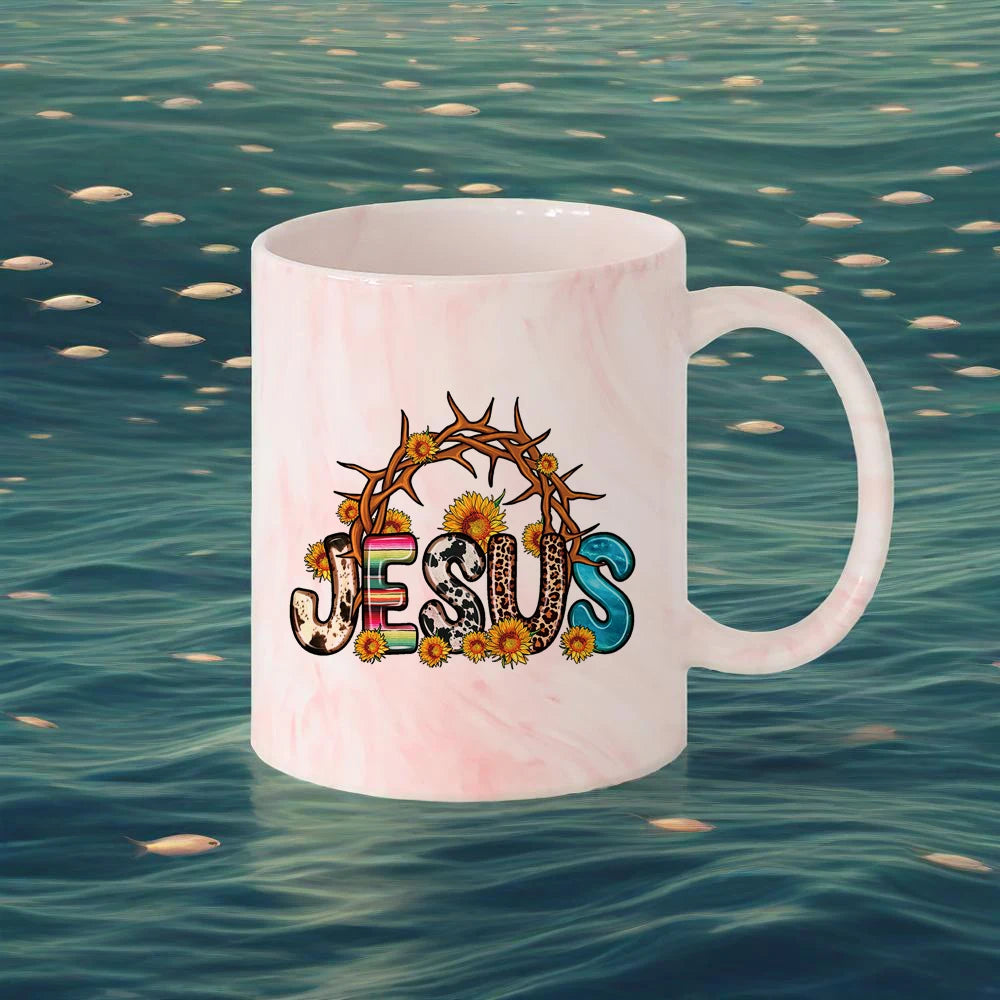Christian Colorful Inspirational Quote Mug