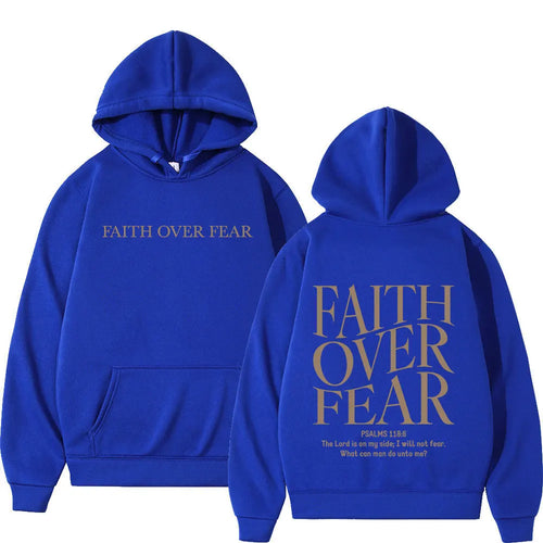 Faith Over Fear Christian Hoodie