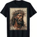 Jesus Crown of Thorns Black T 1