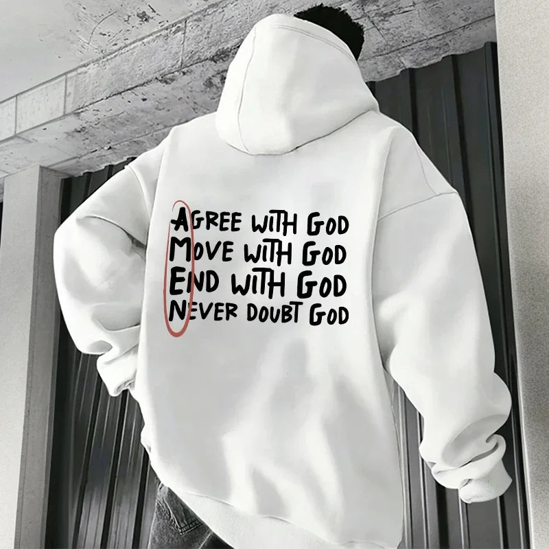 GOD-AMEN Hooded Casual Pullover