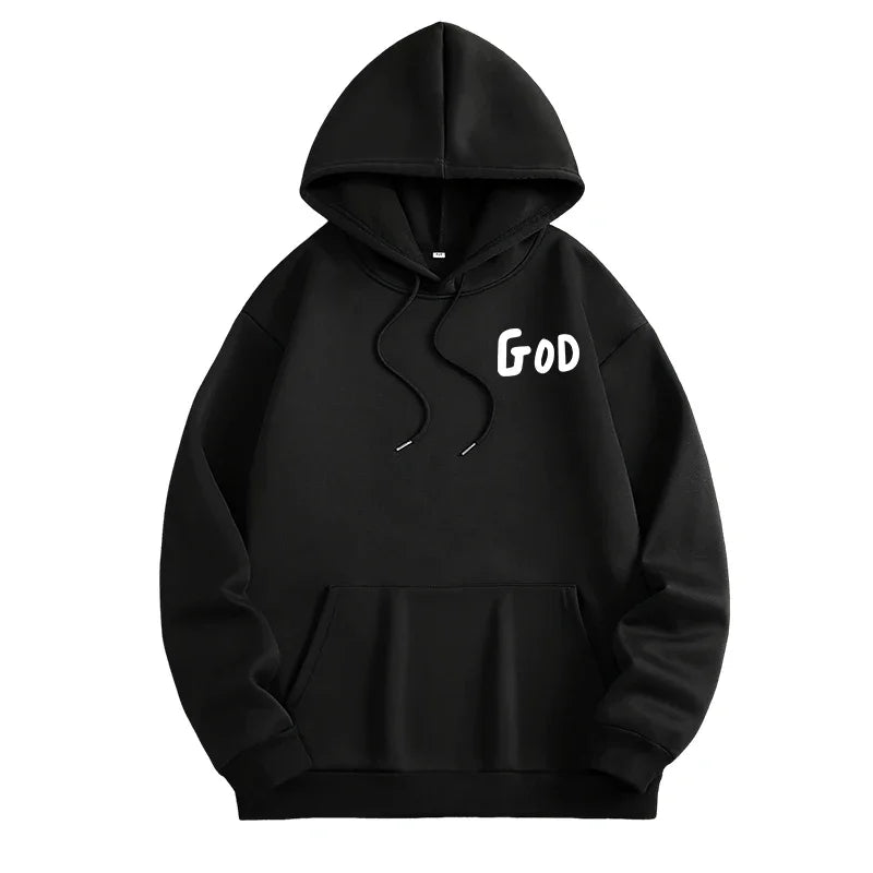 GOD-AMEN Hooded Casual Pullover