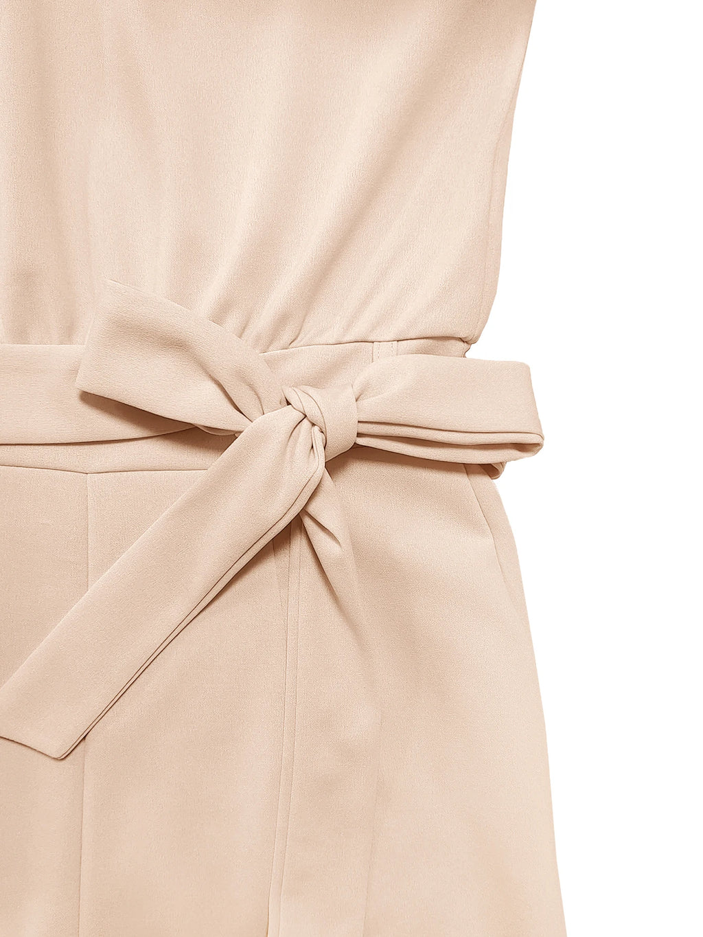 Belted Jumpsuit Casual Wide-Leg Pants