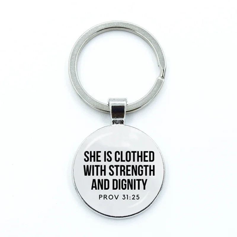 Bible Verse Key Chains