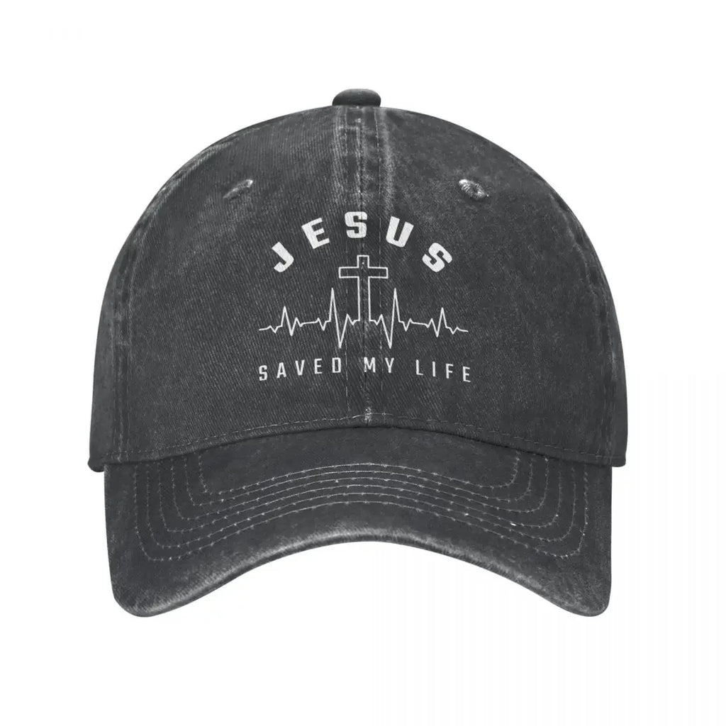 Jesus Saved My Life Baseball Cap