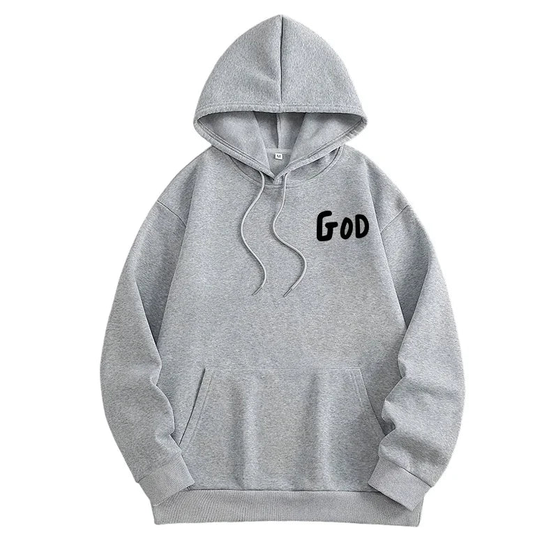 GOD-AMEN Hooded Casual Pullover