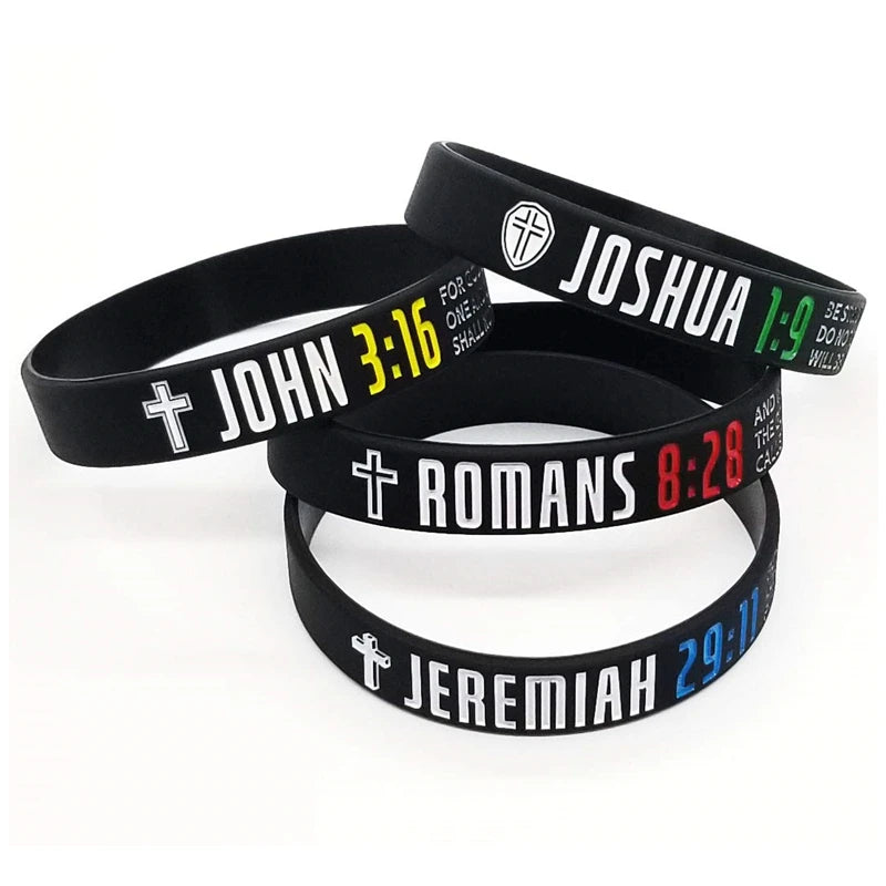 Bible Verses  Silicone Bracelets Wristbands
