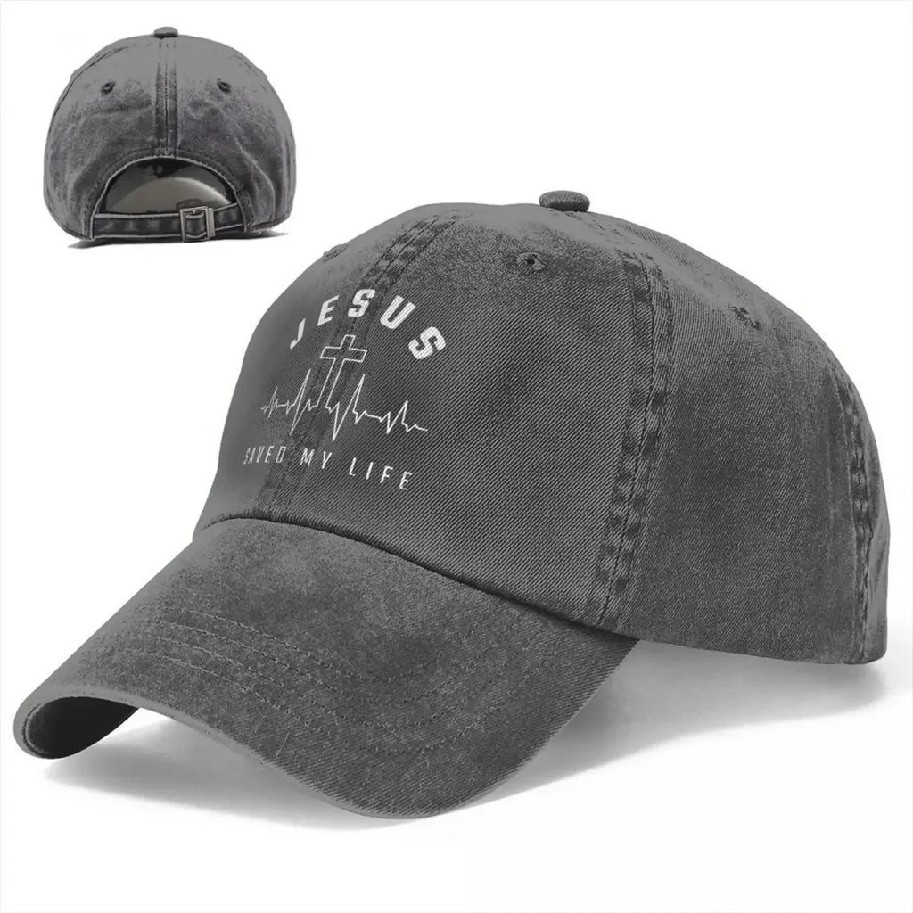 Jesus Saved My Life Baseball Cap