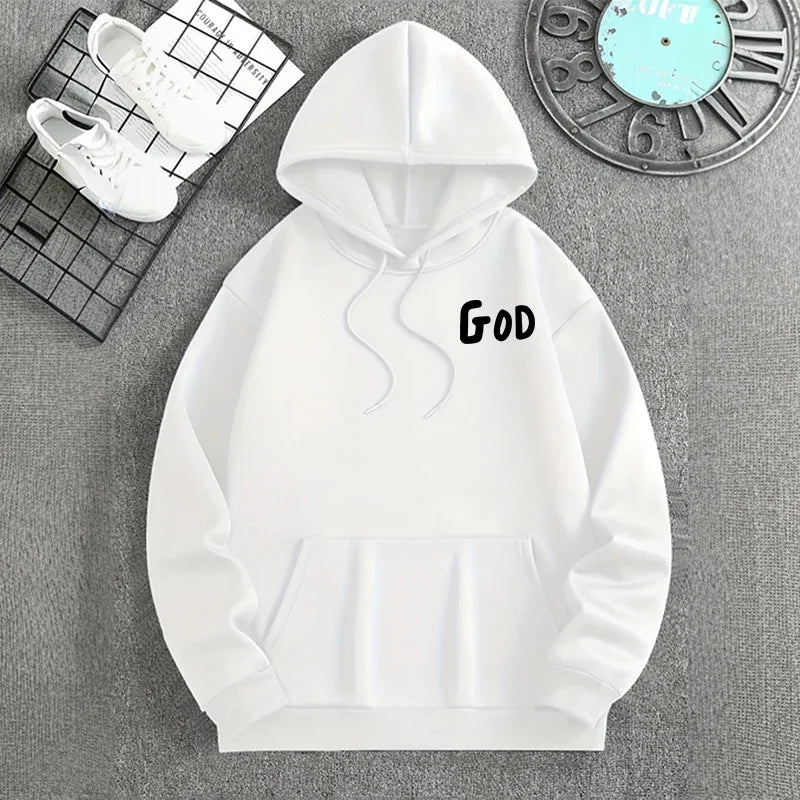 GOD-AMEN Hooded Casual Pullover
