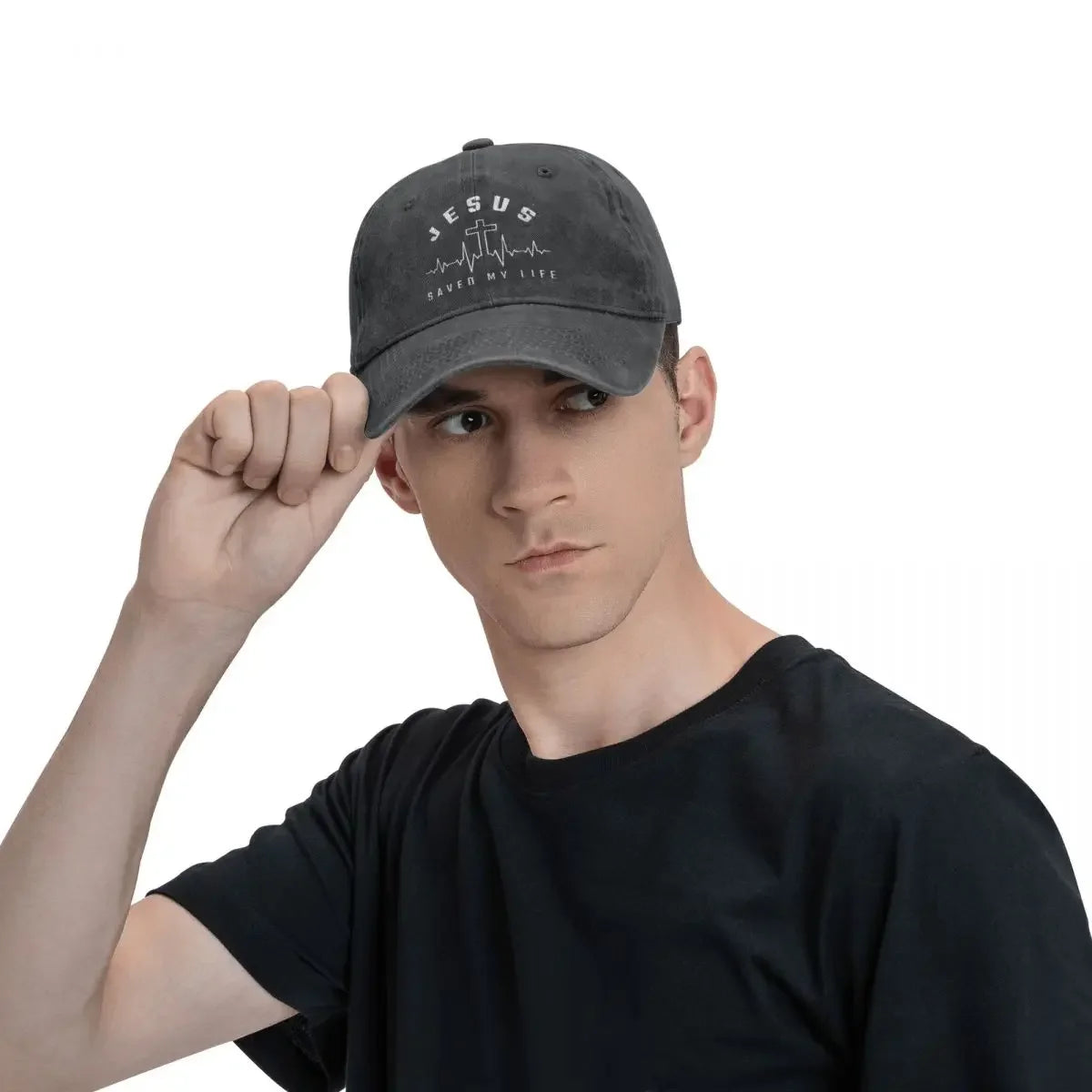 Jesus Saved My Life Baseball Cap