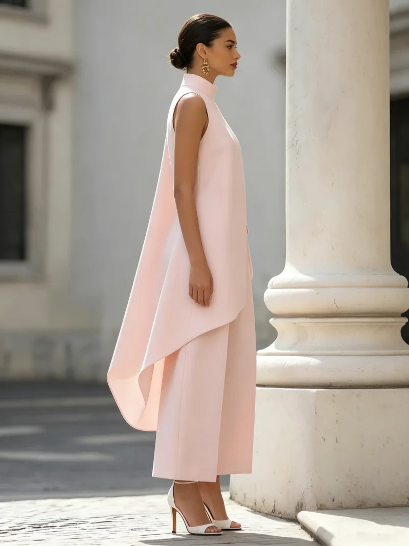 Sleeveless Jumpsuit Wide Leg Culottes